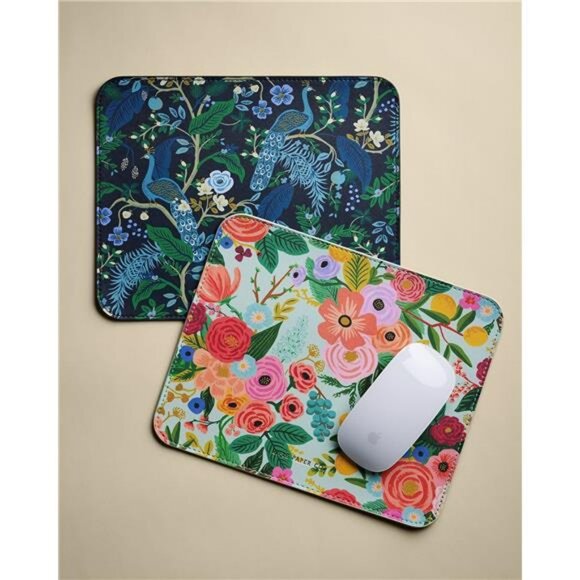 Floral Mouse Pad Non Slip Rubber Base Smooth Desk Mat for Home Office Work - Picture 4 of 5